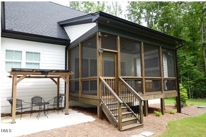 Screened Porch and Grilling Patio - 160 Roberson Creek Road, Pittsboro, NC 27312