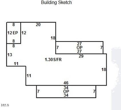 MLS Wake Building Sketch - 5600 Mitchell Mill Road, Wake Forest, NC 27587, Wake Forest