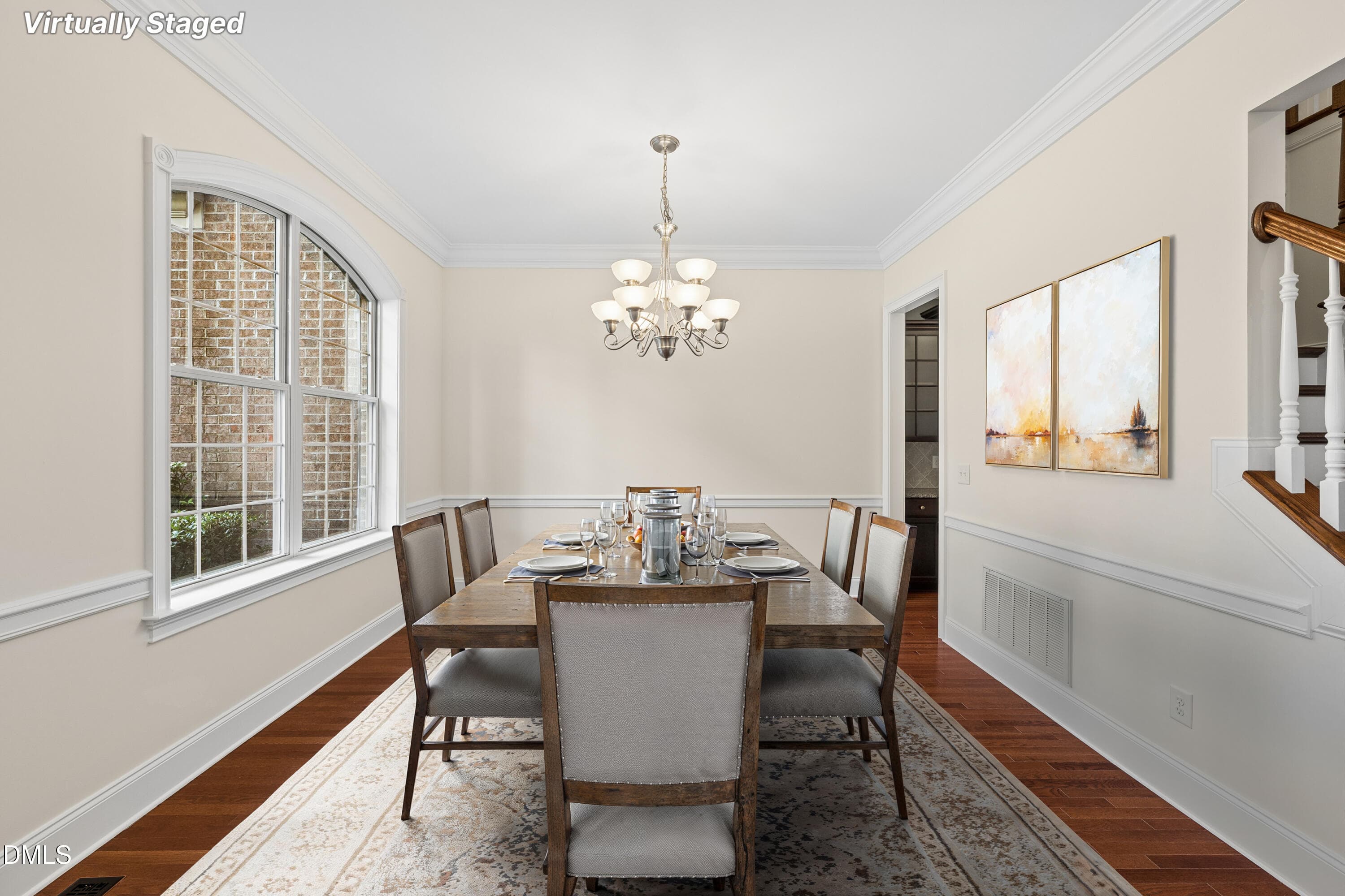 Dining room HCD - 7540 Hasentree Club Drive, Wake Forest, NC 27587