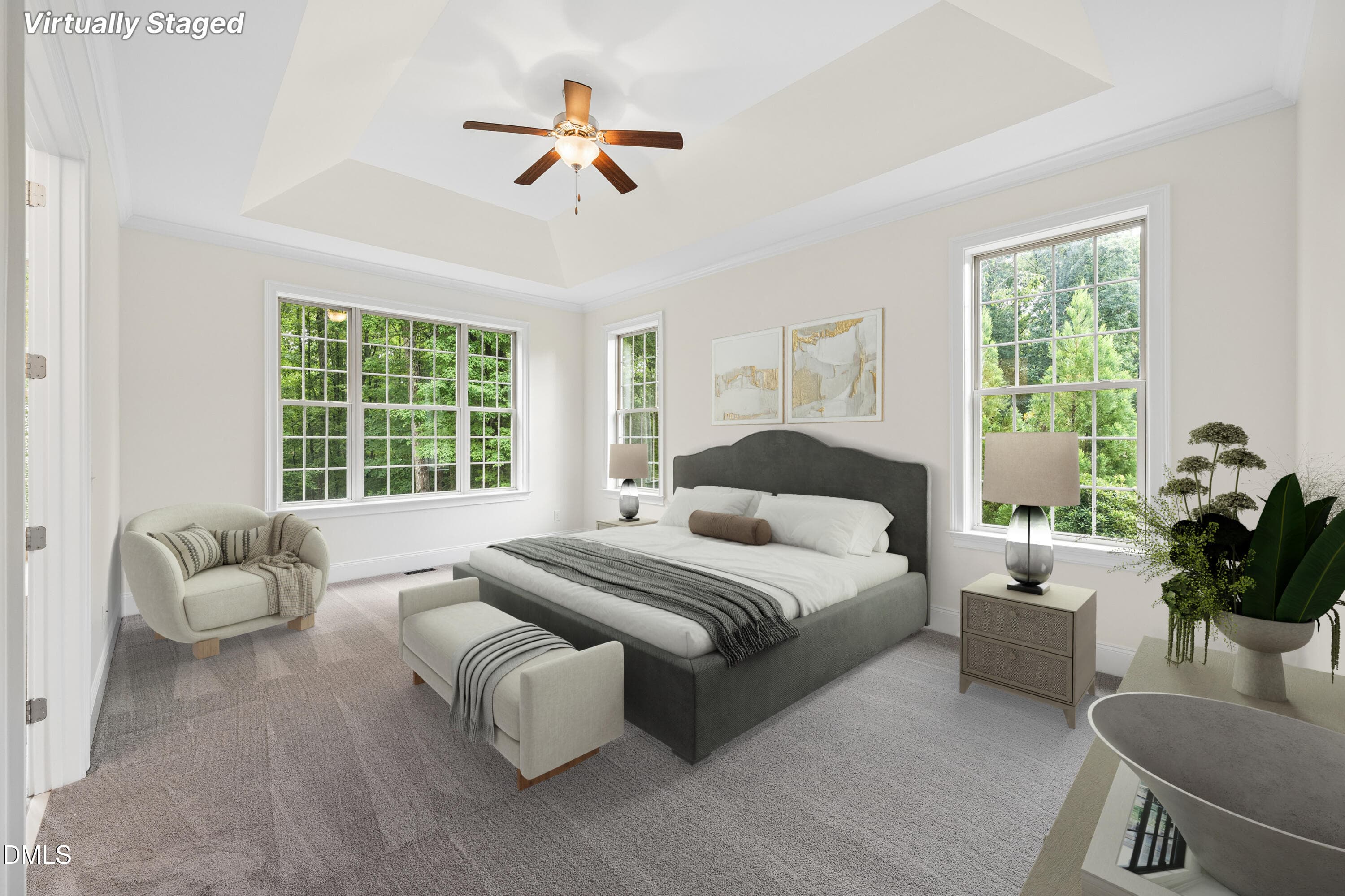 Primary Bedroom - 7540 Hasentree Club Drive, Wake Forest, NC 27587
