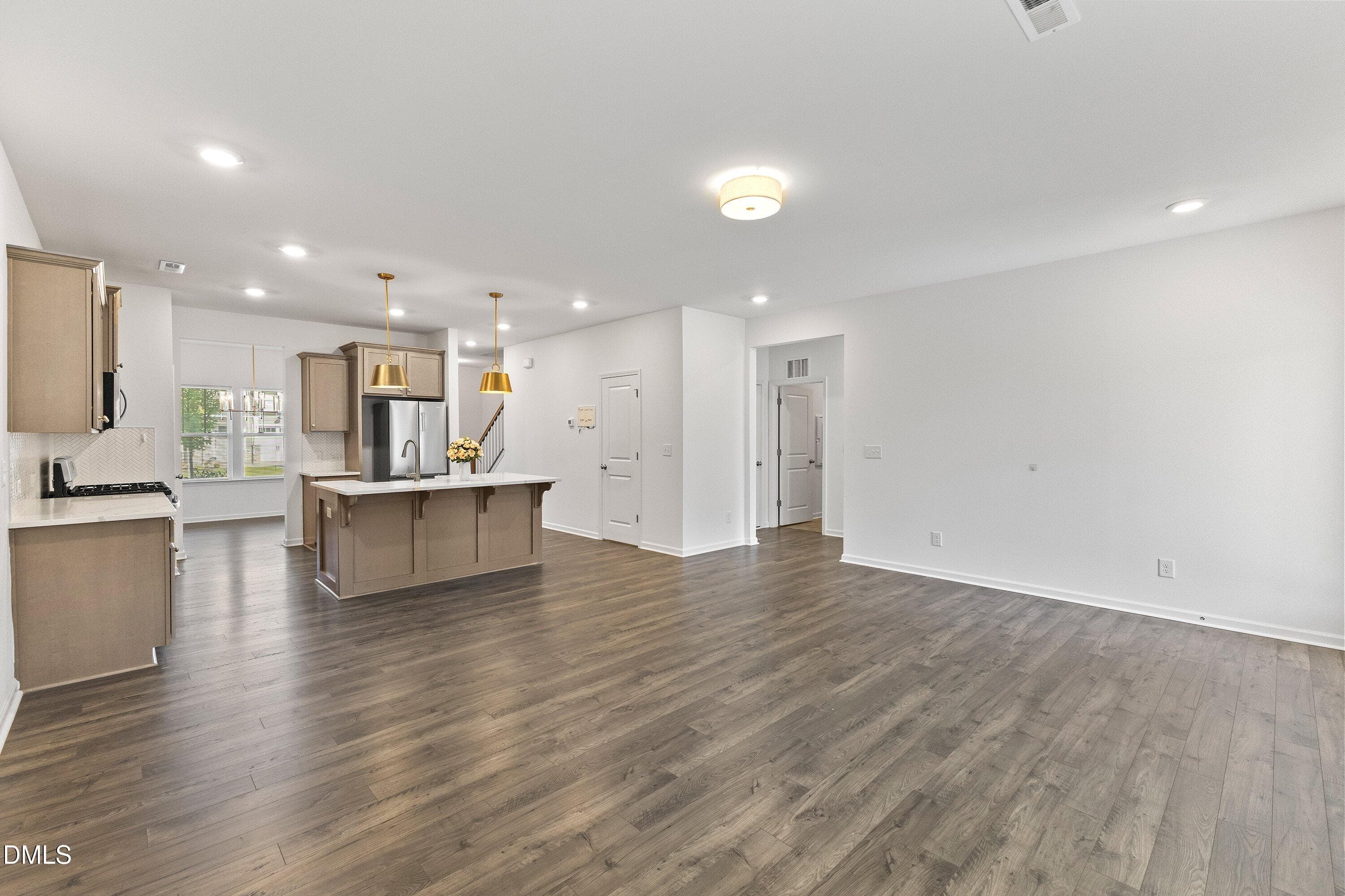 Open Concept Living Rm and Kitchen - 38 Silver Moon Lane, Clayton, NC 27527, Clayton