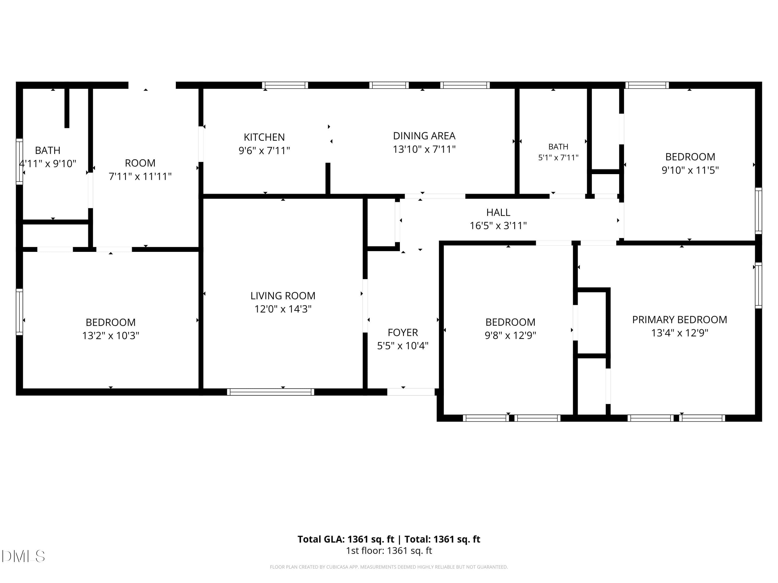 1-Floorplan_1 - 1904 Tee Dee Street, Raleigh, NC 27610, Raleigh