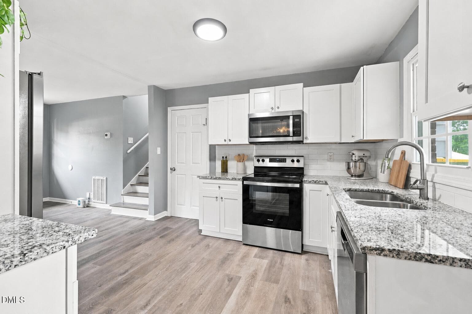 Virtually Staged Kitchen - 1536 N King Charles Road, Raleigh, NC 27610, Raleigh