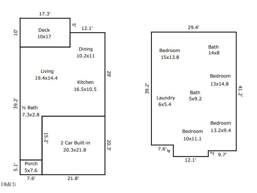 Floor plan - 810 Journey Lane, Mebane, NC 27302, Mebane