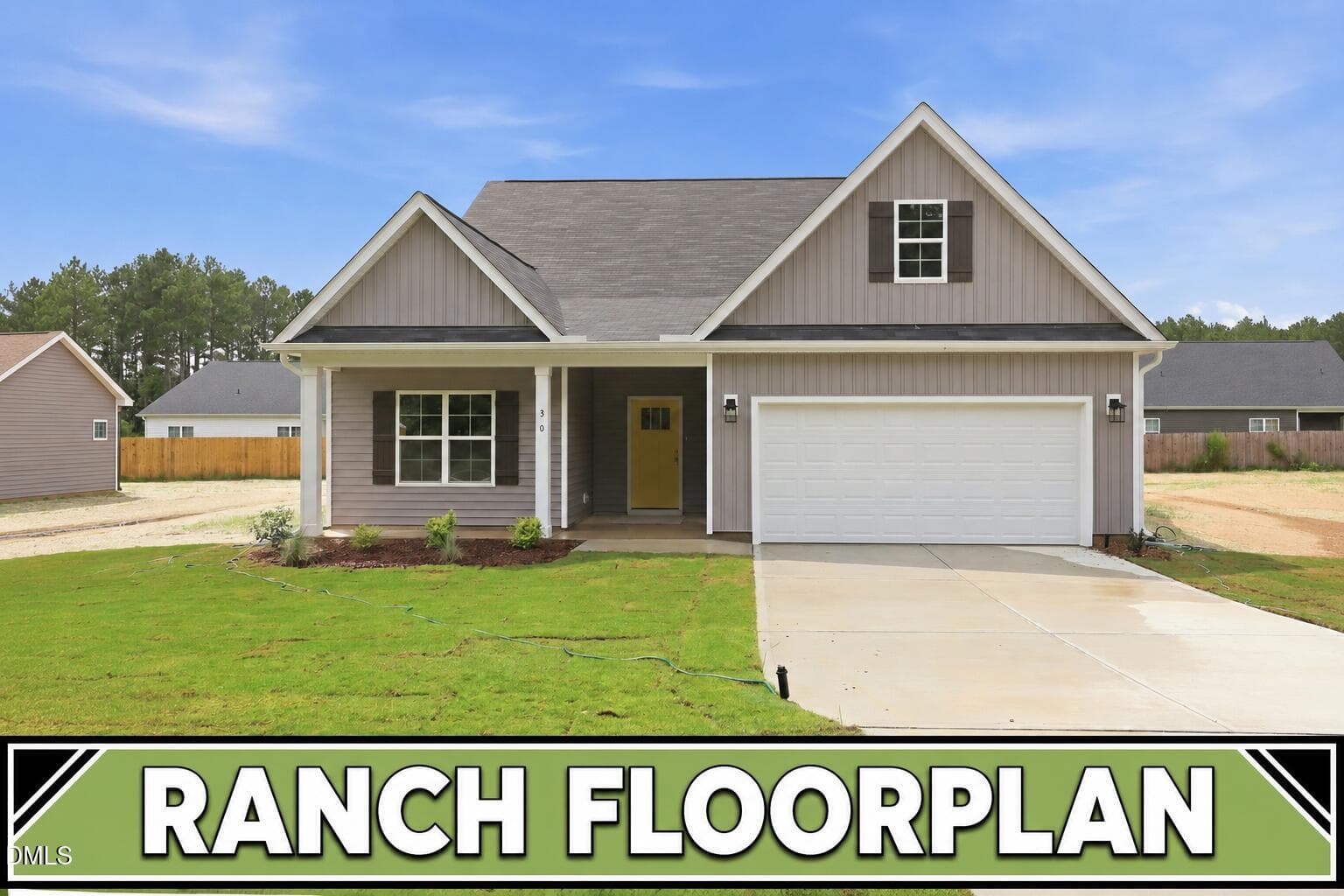 Ranch Floorplan - 30 Loganberry Avenue, Bunnlevel, NC 28323