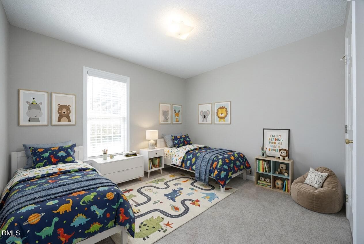 Bedroom 3 Virtually Staged - 118 Mckenzie Circle, Clayton, NC 27520, Clayton