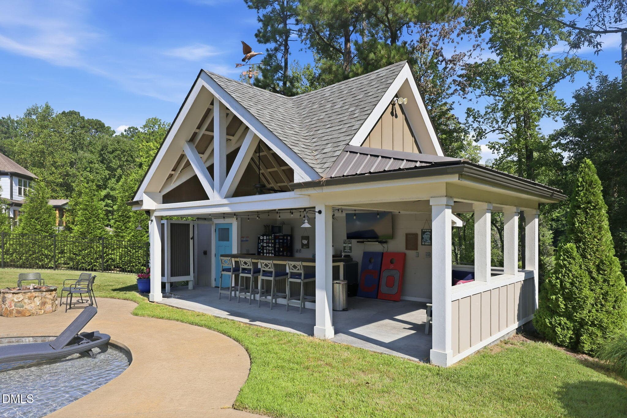 Pool House - 270 Rivers Edge Drive, Youngsville, NC 27596, Youngsville