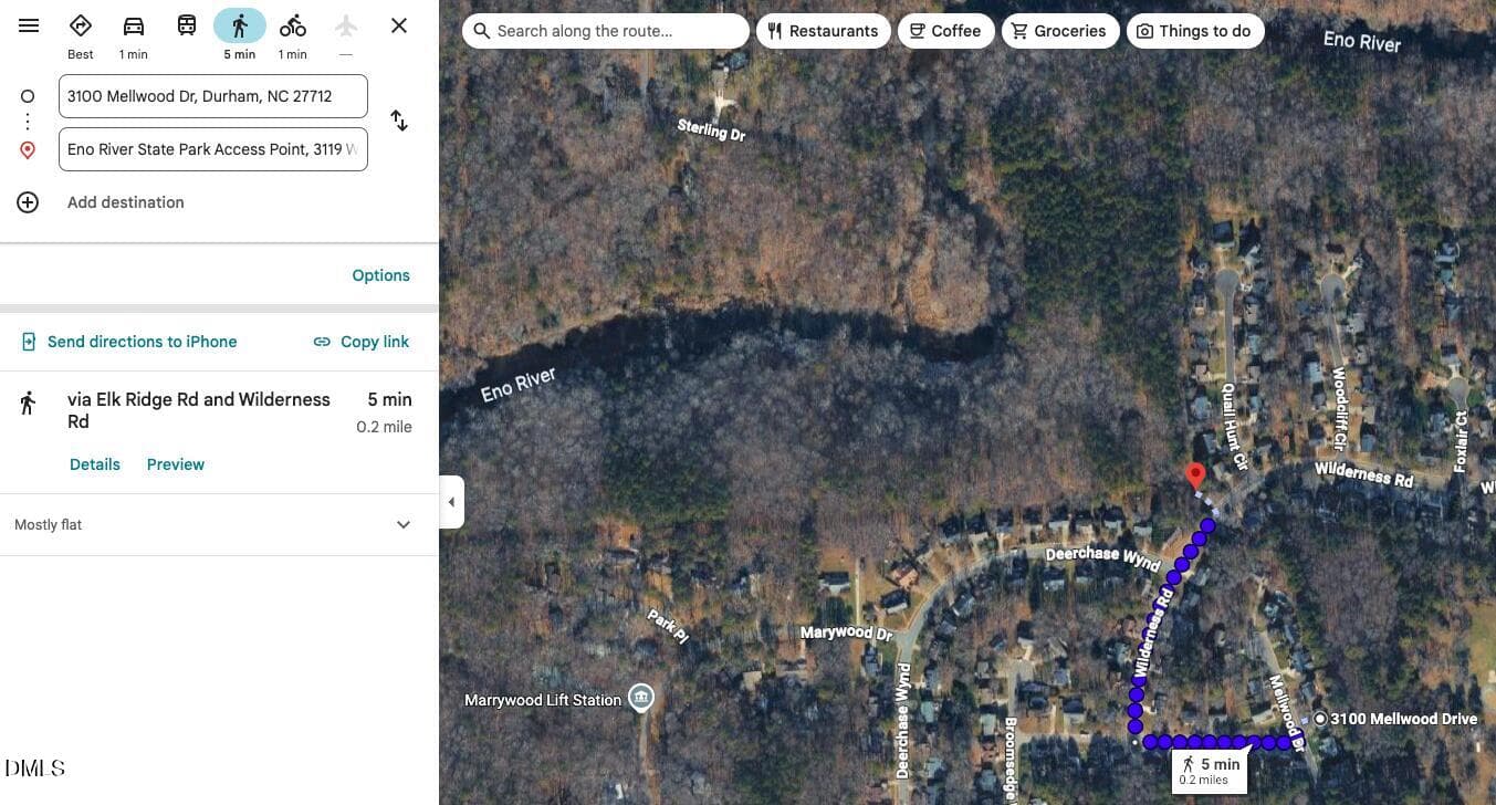 3100Mellwood-aREAL5minswalk to Eno - 3100 Mellwood Drive, Durham, NC 27712, Durham