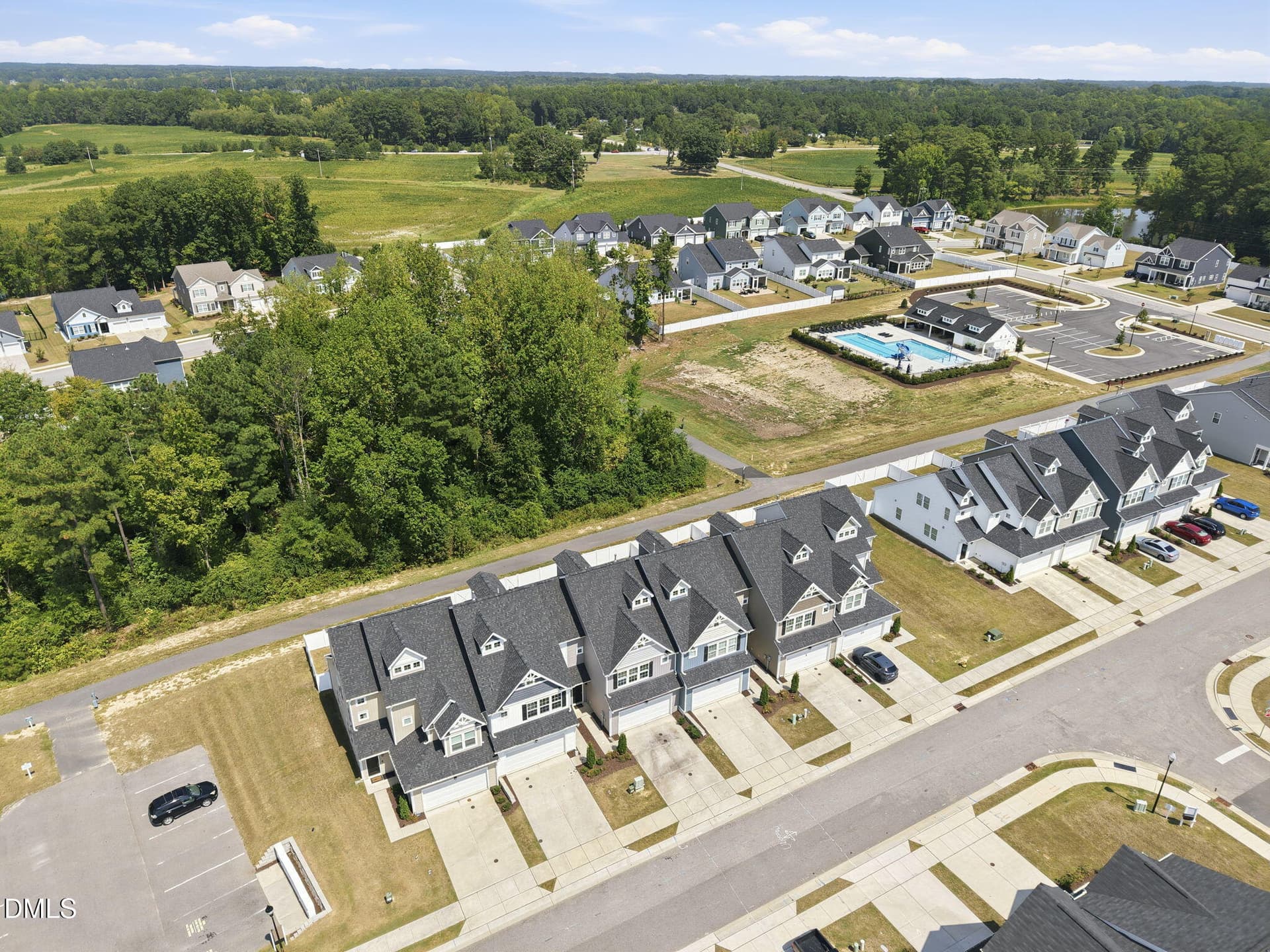 Aerial View-Neighborhood - 234 Shingle Oak Road, Wake Forest, NC 27587