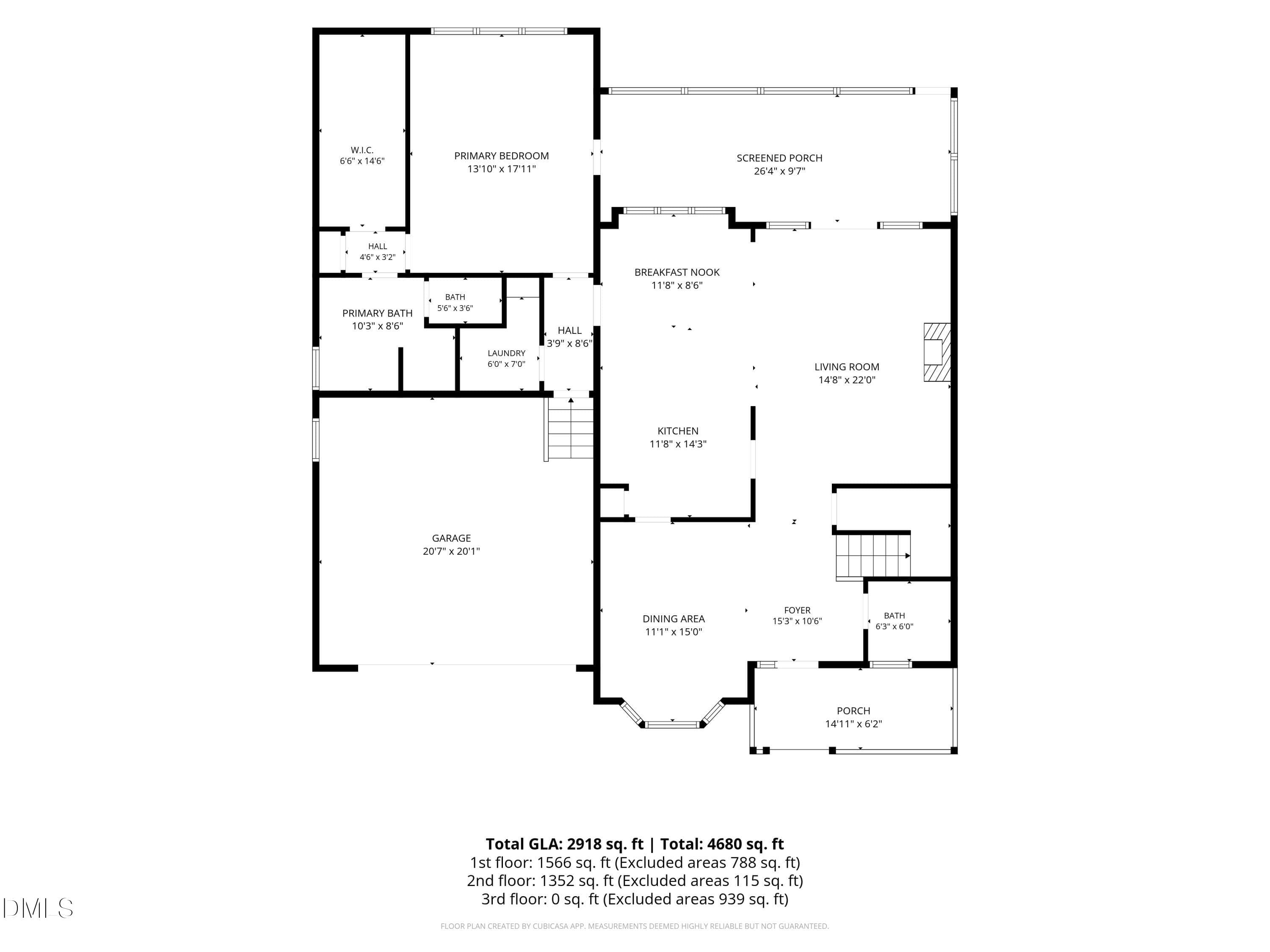 1st_floor_1337_old_bramble_lane_fuquay_v - 1337 Old Bramble Lane, Fuquay Varina, NC 27526
