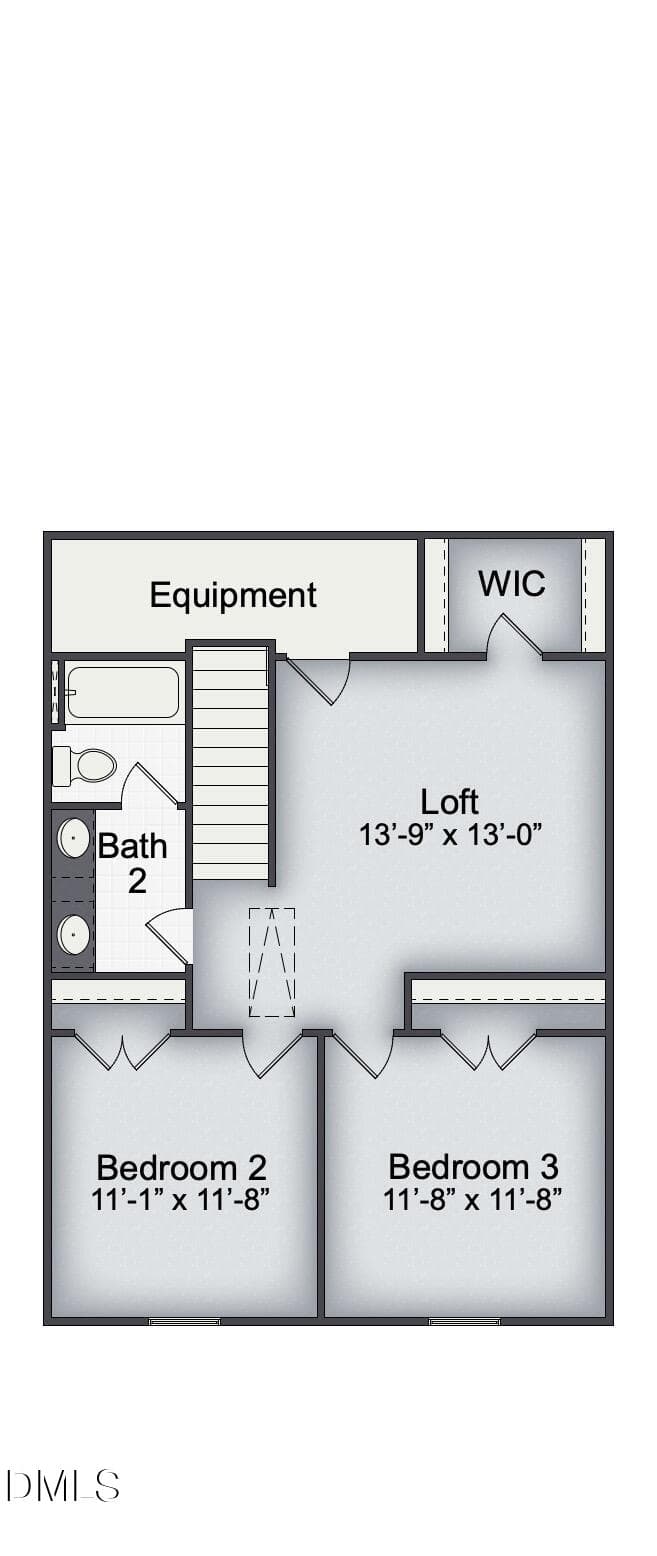 Floor Plan - Upper Level - 31 Bethea Pond Court, Lillington, NC 27546