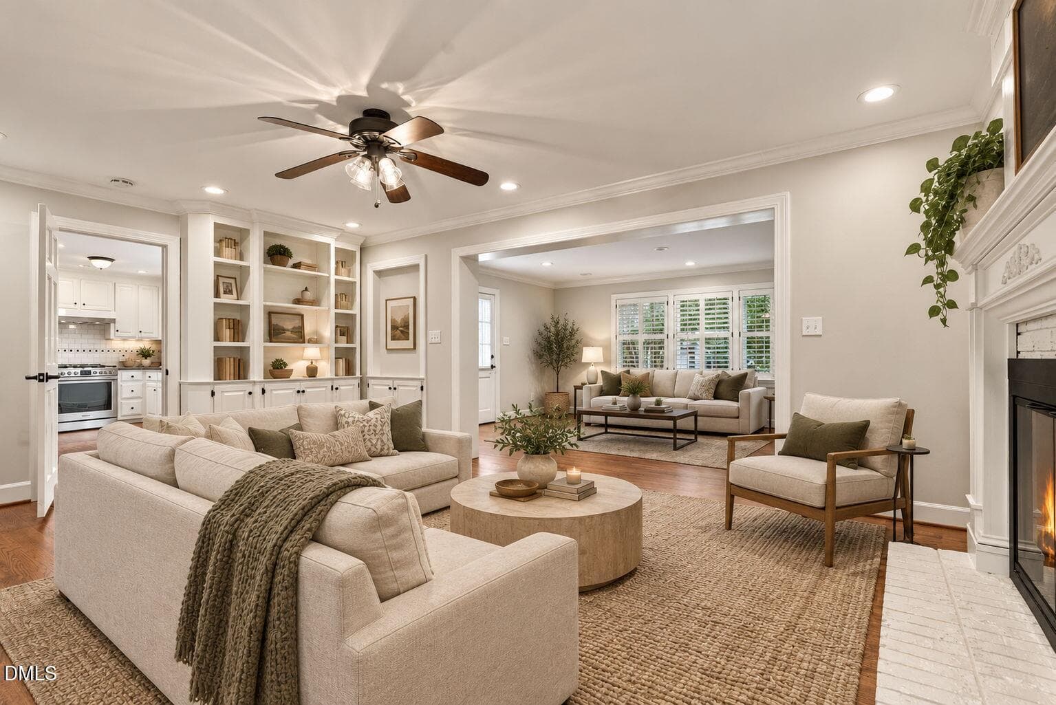 Virtual Staged Sitting Room - 1014 Country Ridge Drive, Raleigh, NC 27609, Raleigh