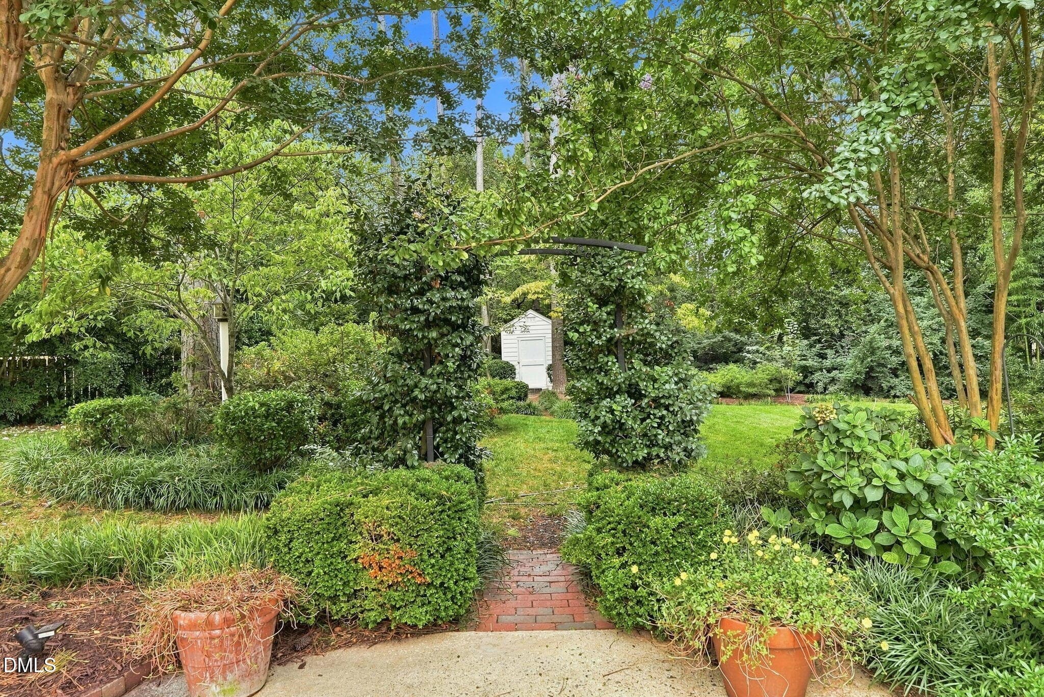 Back Yard Arbor - 1014 Country Ridge Drive, Raleigh, NC 27609, Raleigh