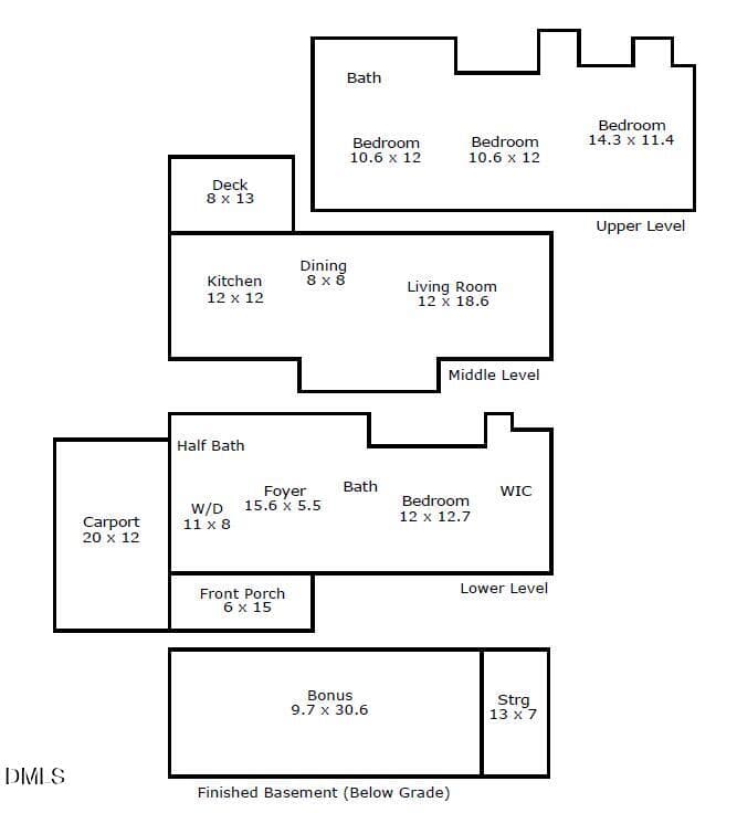 FloorPlan - 4117 White Pine Drive, Raleigh, NC 27612, Raleigh