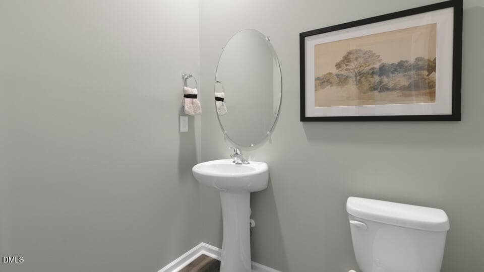 FIRST FLOOR POWDER ROOM - 220 Grazing Buck Drive, Clayton, NC 27520, Clayton