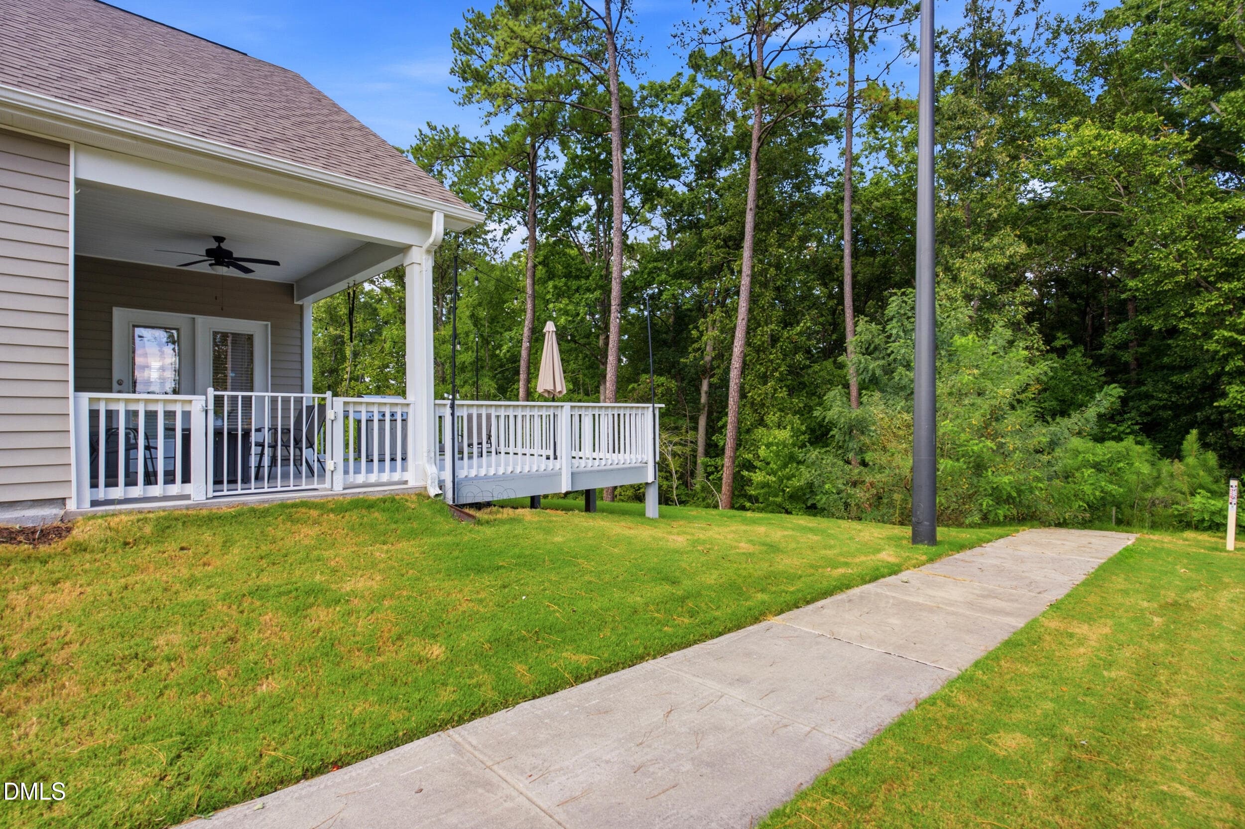 Side Yard - 1400 Nichols Crk Road, Durham, NC 27703, Durham