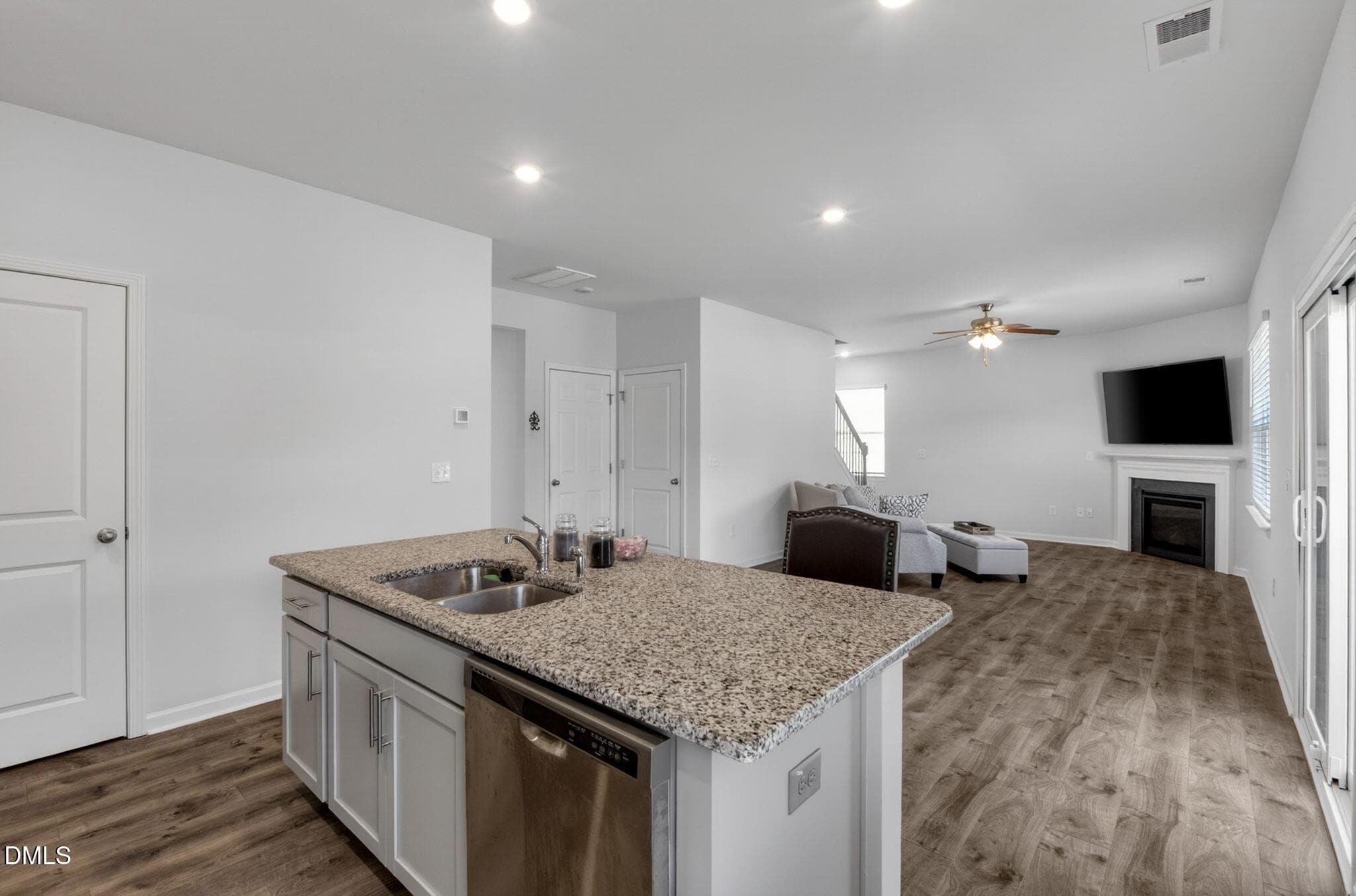 Kitchen-FamRm - 115 Rivercamp Street, Clayton, NC 27527, Clayton