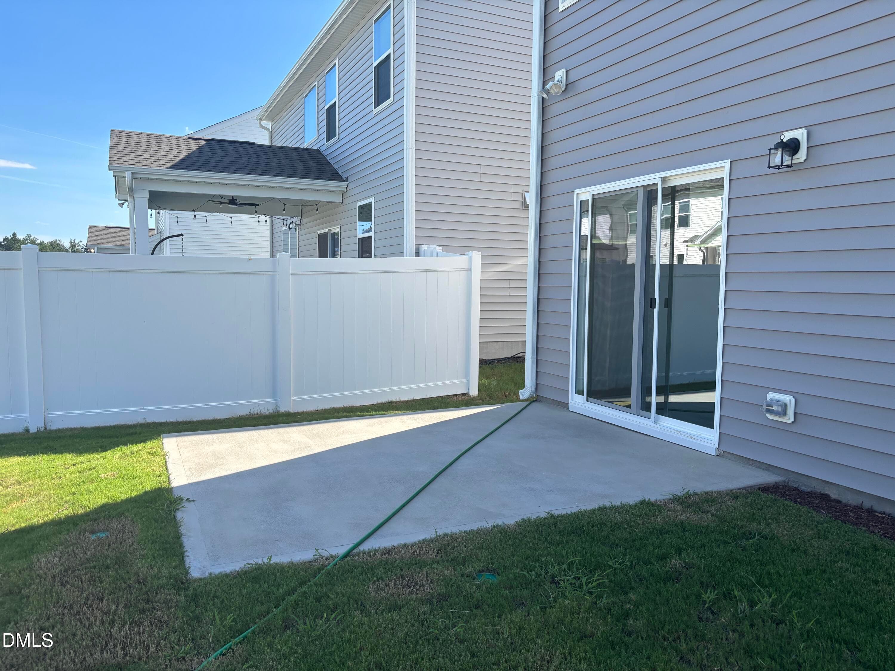 Concrete Patio - 142 Steppe Way, Garner, NC 27529