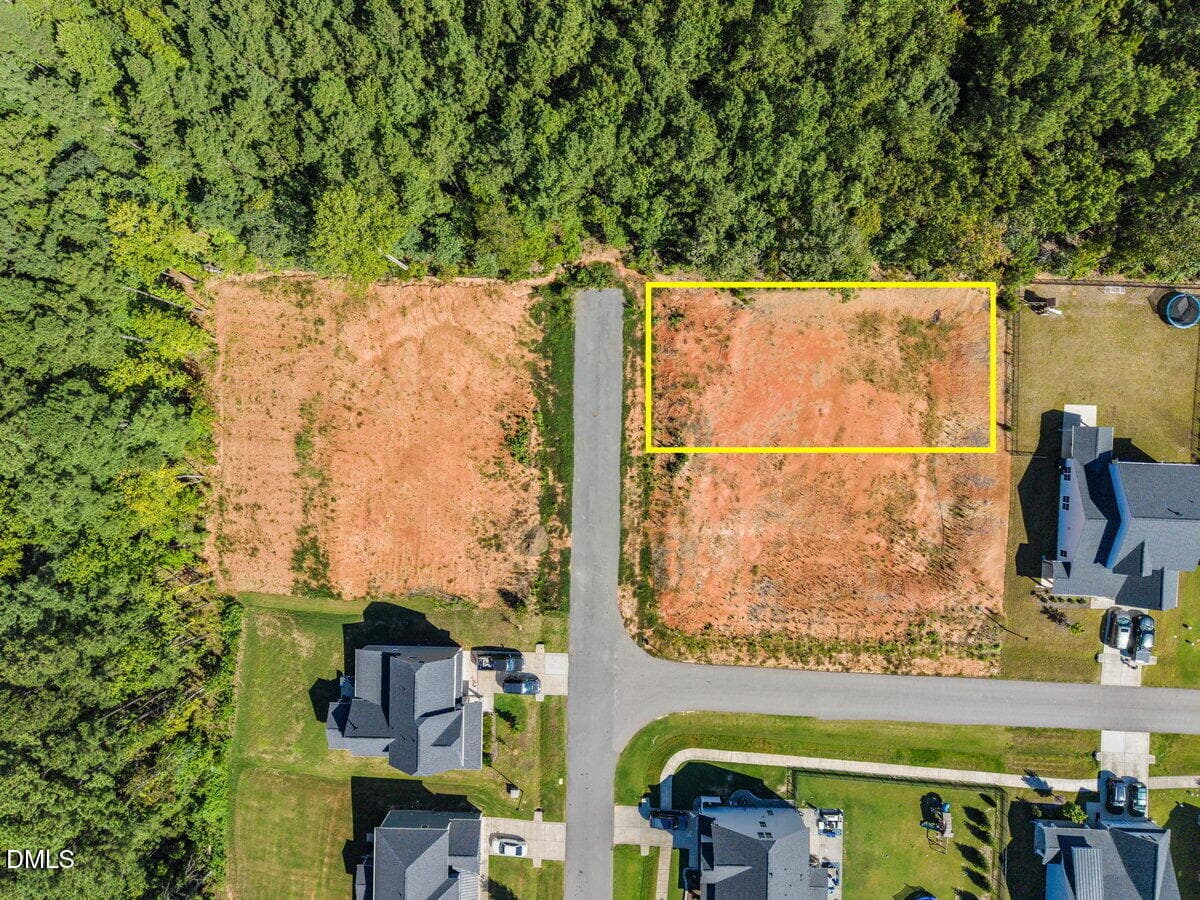 410 lot line above - 410 Olde Liberty Drive, Youngsville, NC 27596, Youngsville