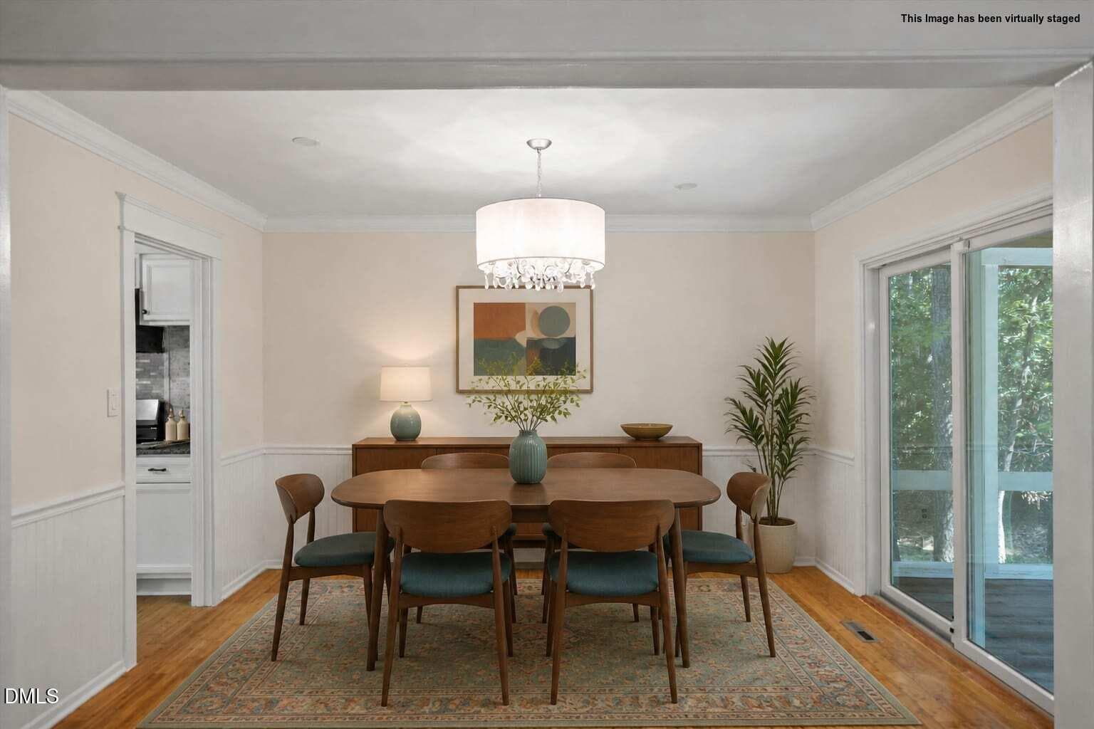 staged dining room - 9 Lark Circle, Chapel Hill, NC 27517, Chapel Hill