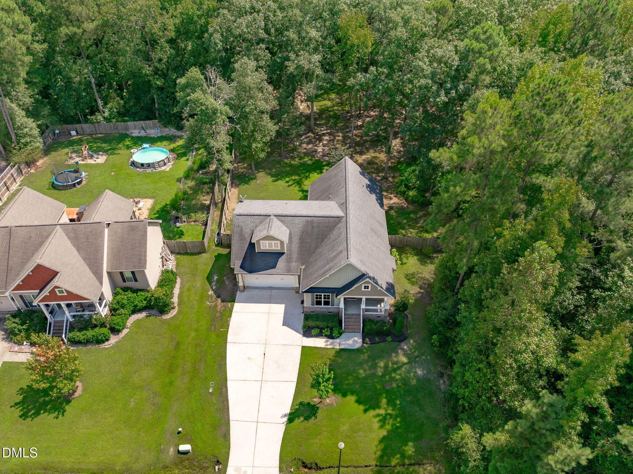 Aerial (2 of 6) - 500 Wood Valley Drive, Four Oaks, NC 27524, Four Oaks