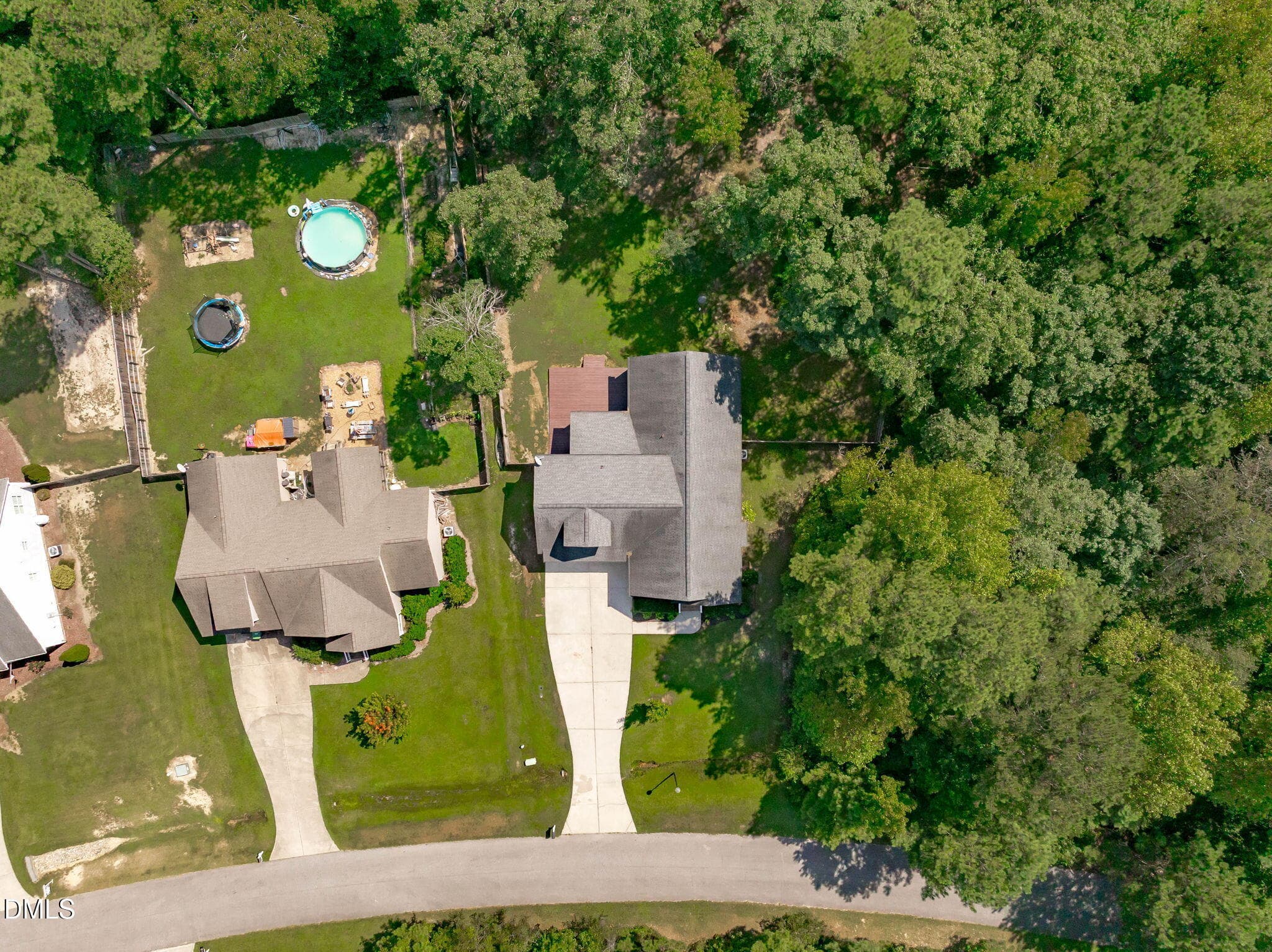 Aerial (4 of 6) - 500 Wood Valley Drive, Four Oaks, NC 27524, Four Oaks
