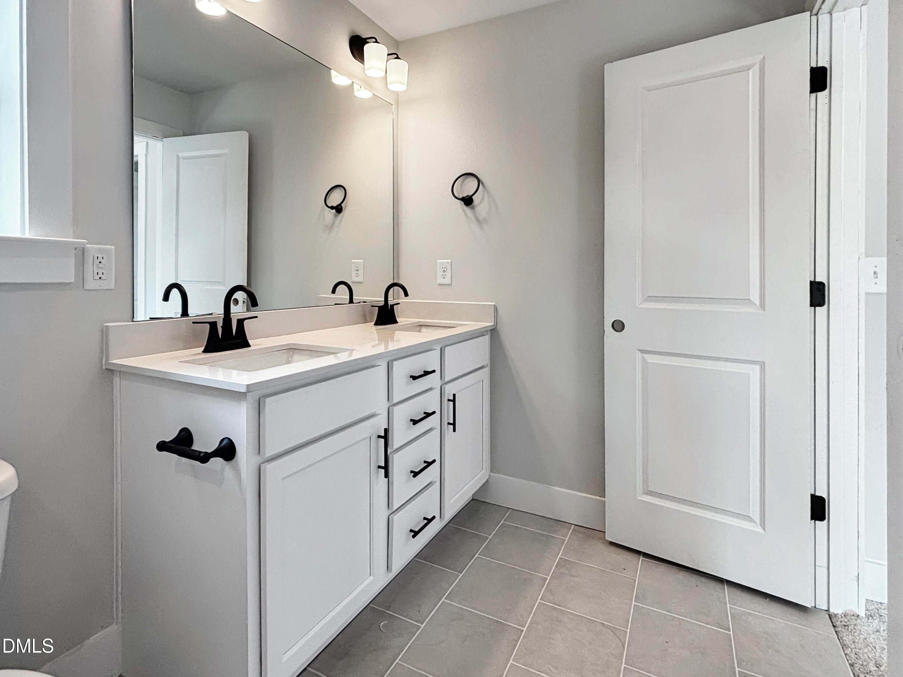 Double Vanity Hall Bath - 83 Bluestone Drive, Lillington, NC 27546