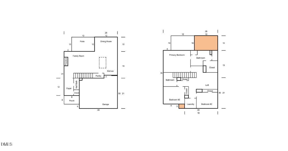 Floorplan - 325 Diversity Way, Raleigh, NC 27610, Raleigh