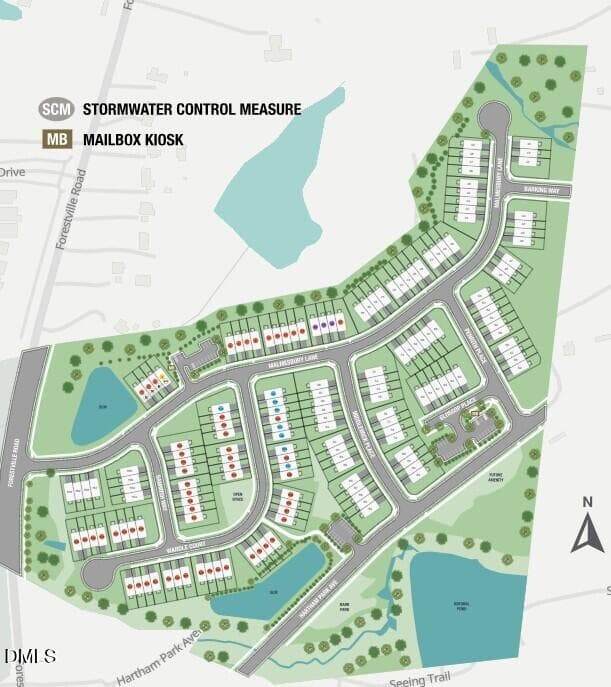 Map - 8778 Wardle Court, Wake Forest, NC 27587, Wake Forest