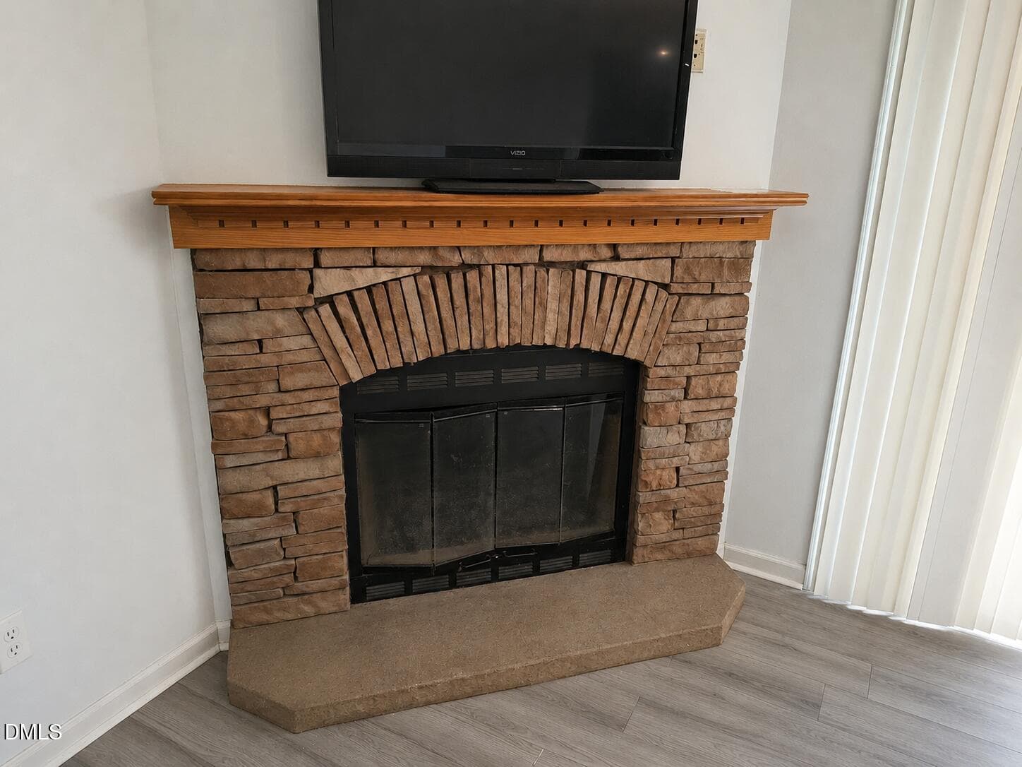 fireplace - 81 Mt Harmony Church Road, Timberlake, NC 27583, Timberlake