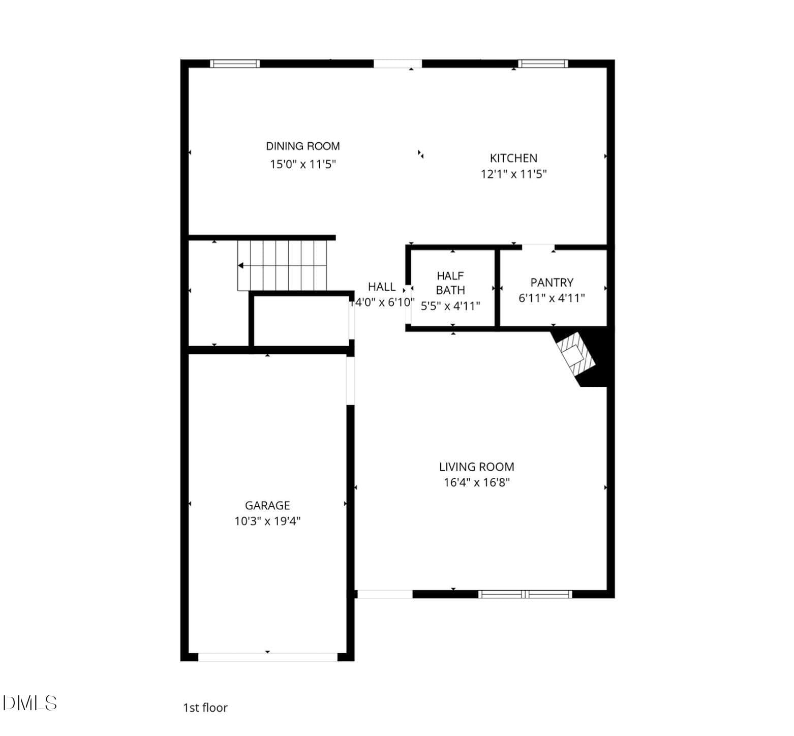 1st Floor Tulip Poplar - 2830 Tulip Poplar Circle, Durham, NC 27704, Durham