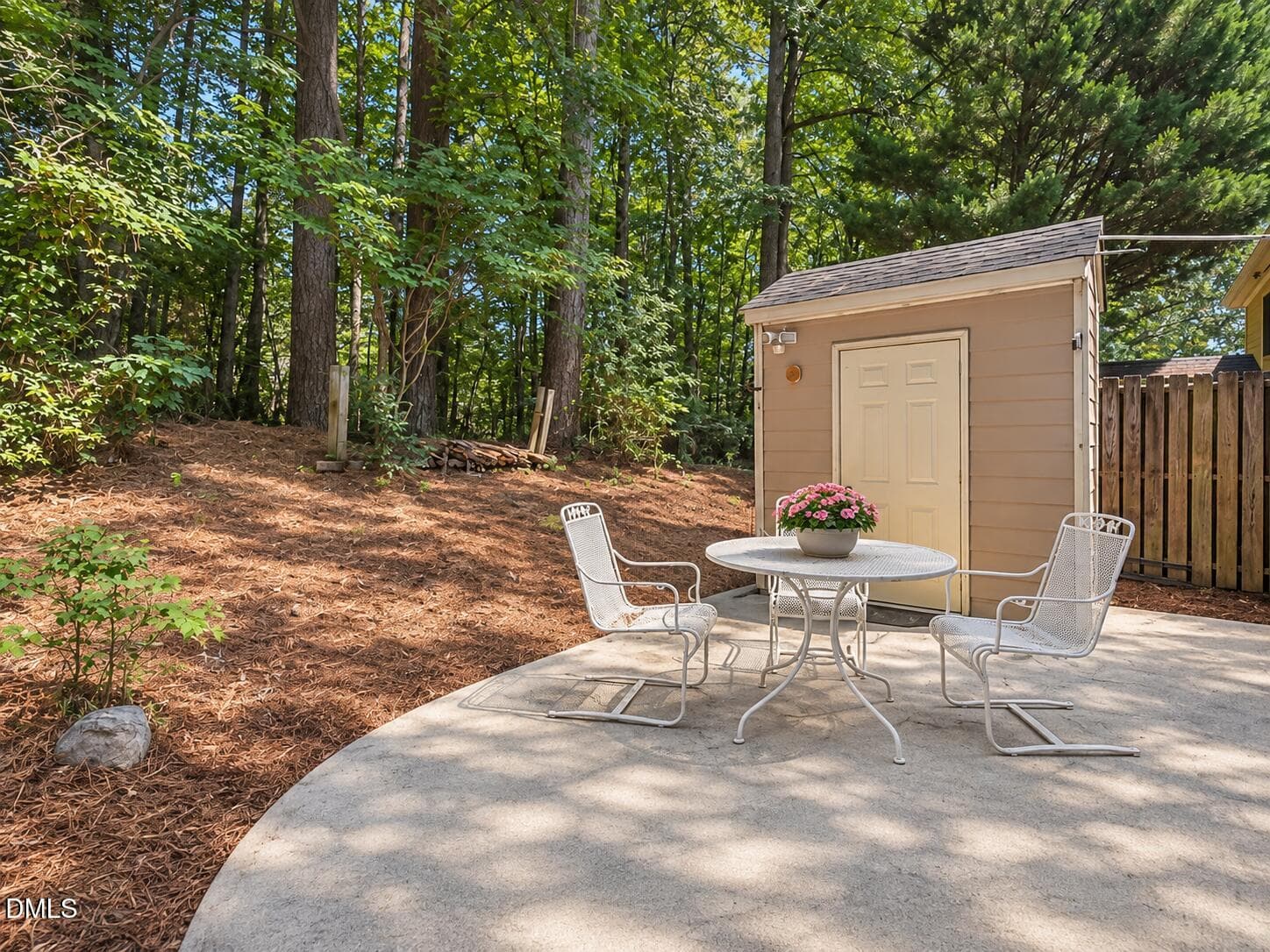 Storage and patio - 5674 Hamstead Crossing, Raleigh, NC 27612, Raleigh