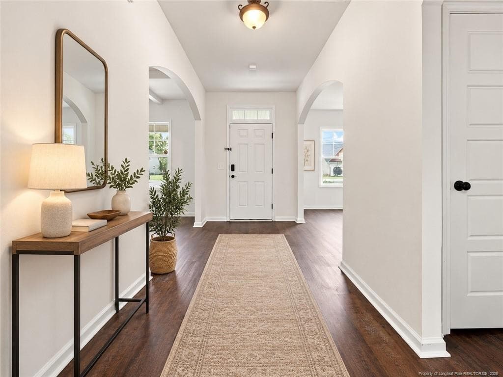Foyer Furniture Virtually Staged - 133 Emma Court, Linden, NC 28356