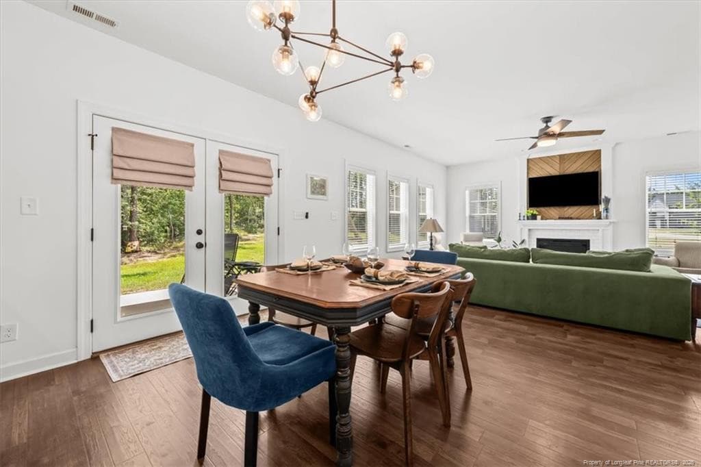 Dining/Family Room - 123 Sears Drive, Cameron, NC 28326