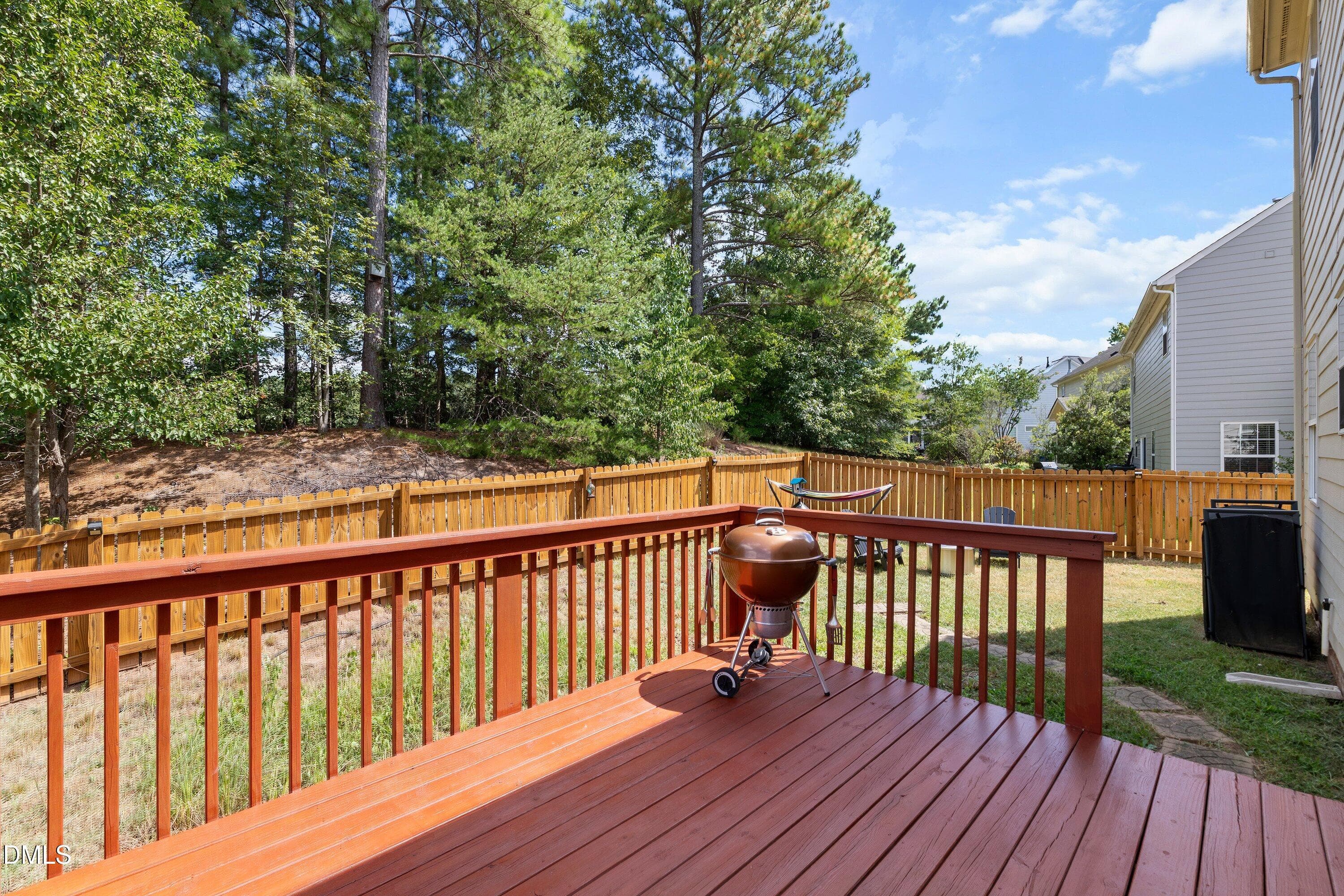 Deck with views - 107 Stoney Drive, Durham, NC 27703, Durham