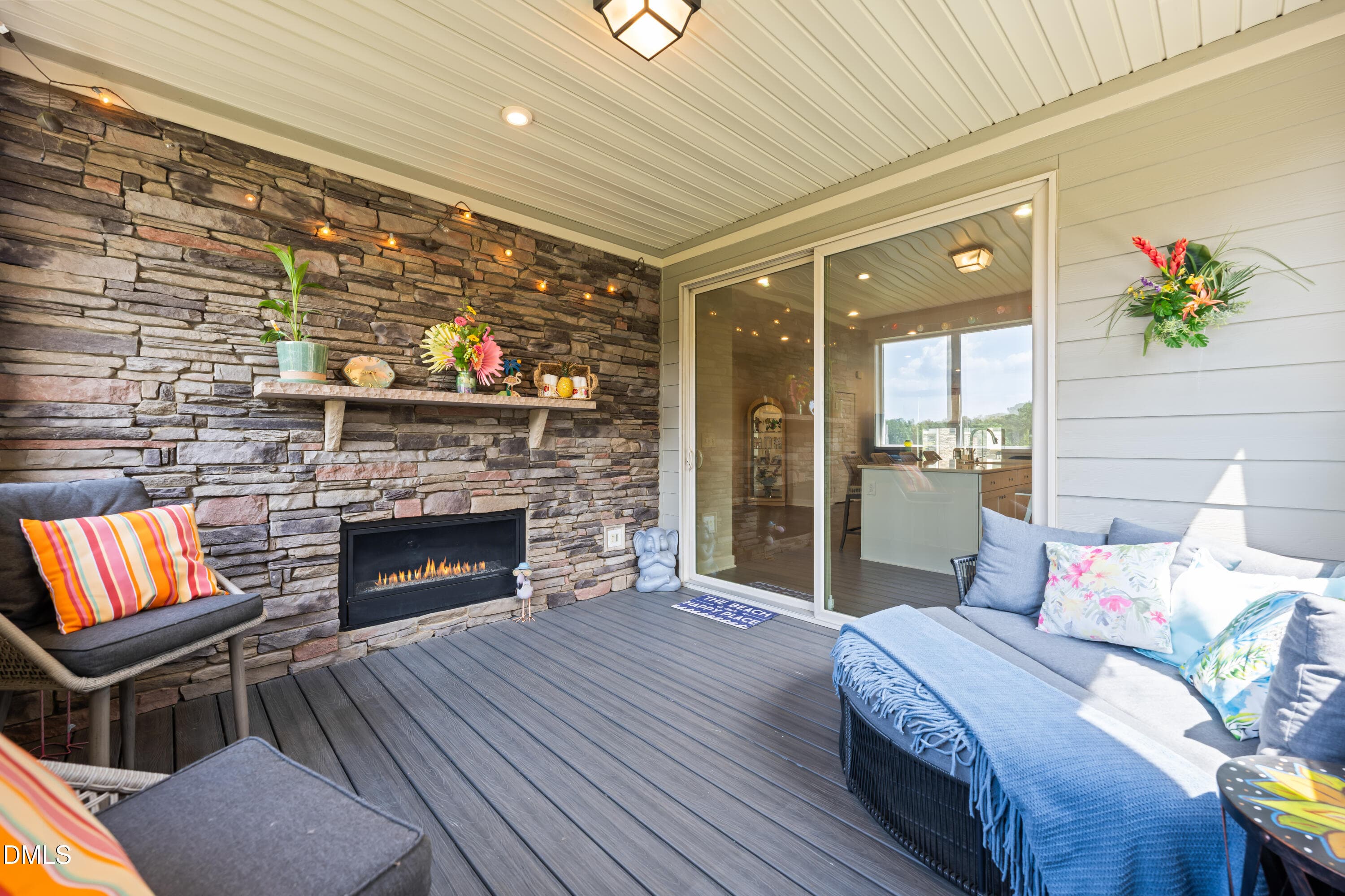 Screened Porch with Fireplace - 720 Channing Park Circle, Cary, NC 27519, Cary