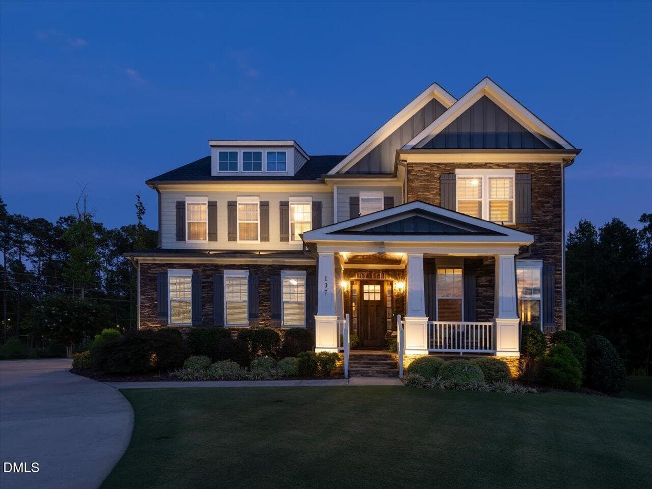 091-Evening - 137 Treeline Court, Holly Springs, NC 27540, Holly Springs