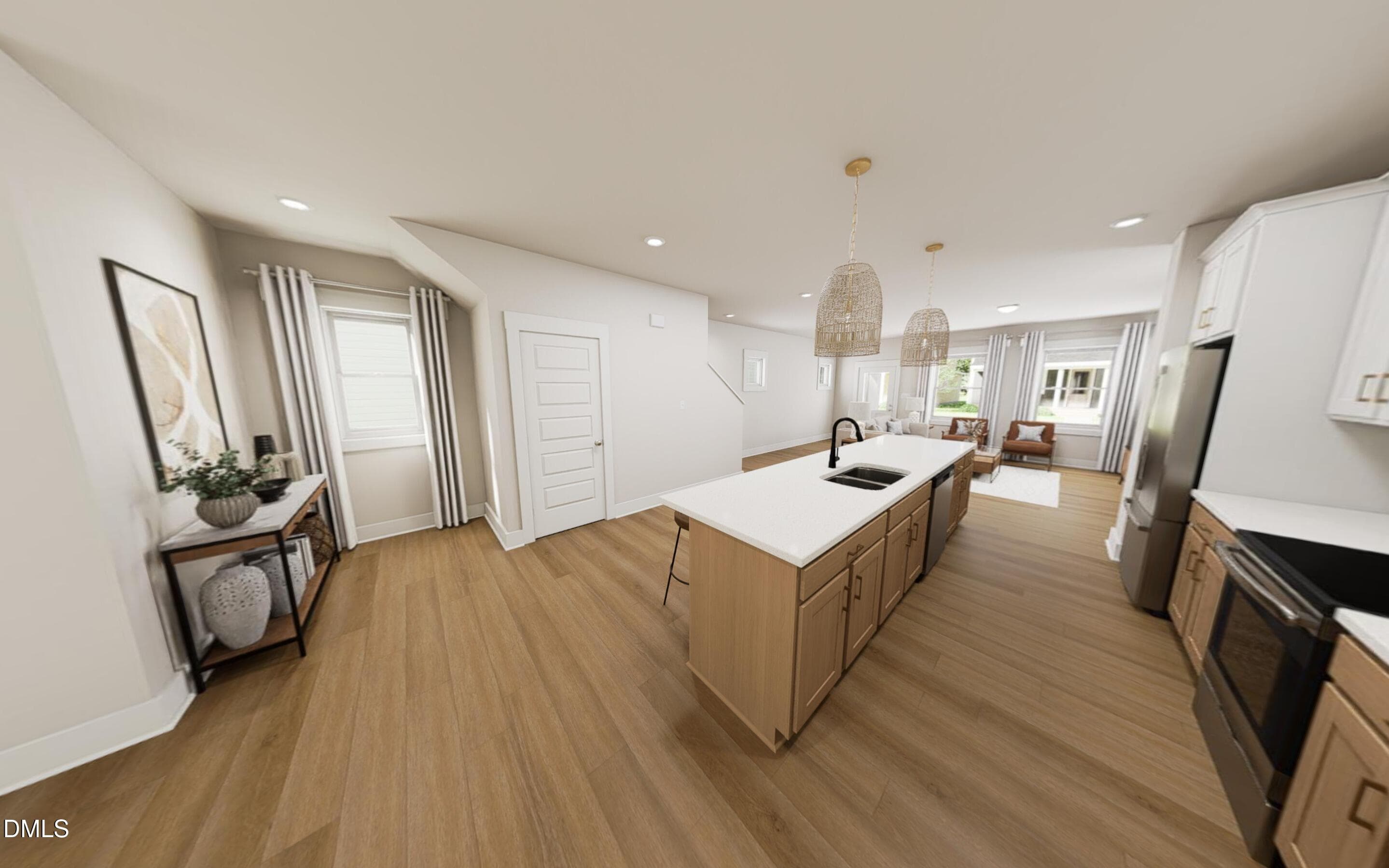 Kitchen View - 416 Everlong Lane, Wendell, NC 27591, Wendell