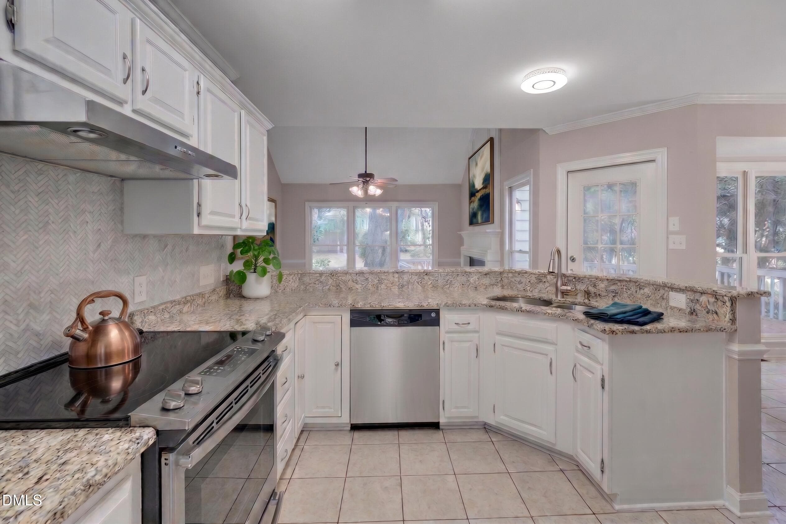 Kitchen Viritually Staged - 4003 Peachway Court, Durham, NC 27705, Durham