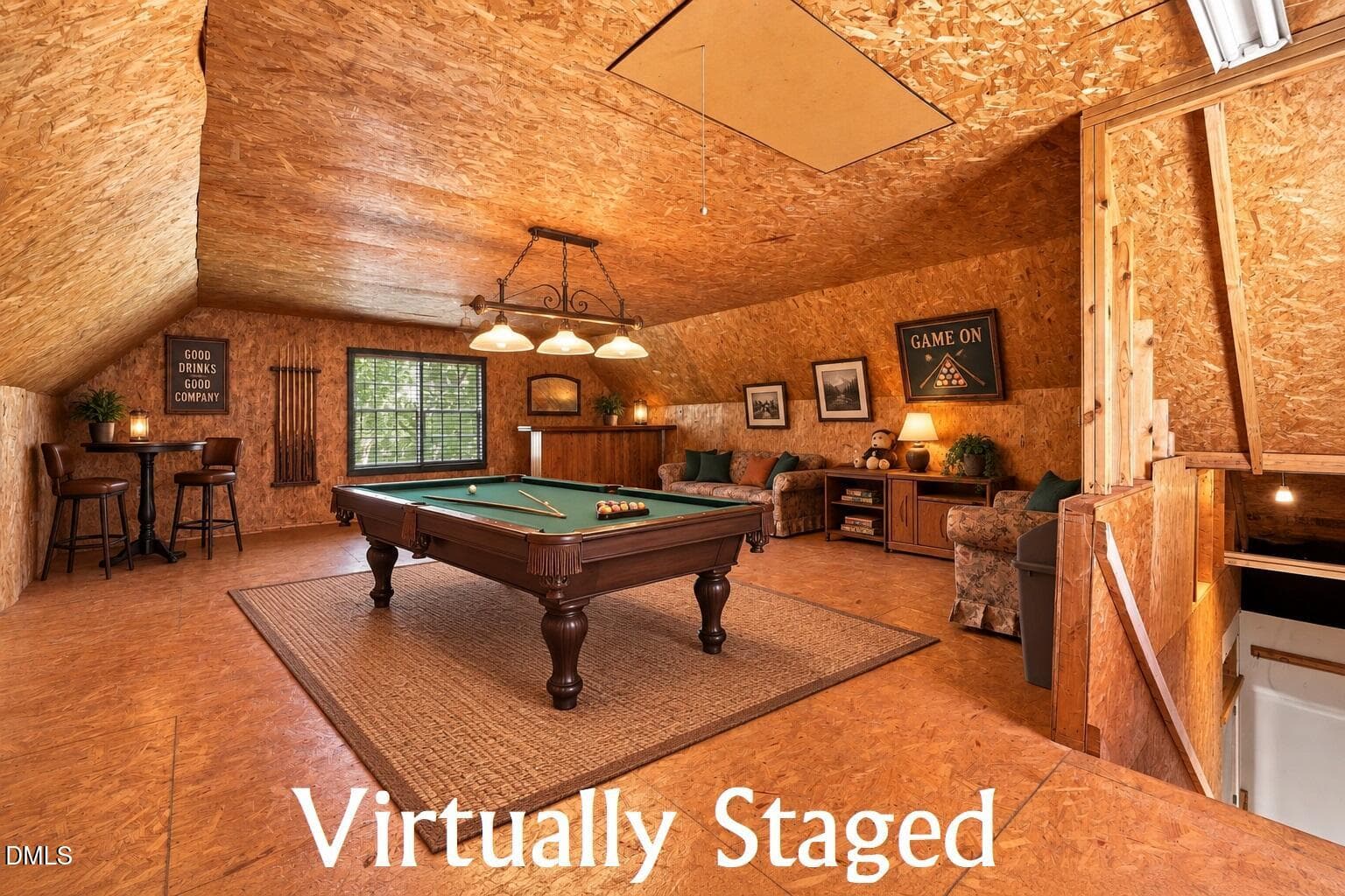 Storage above garage - virtually staged - 3590 Tom Hunt Road, Oxford, NC 27565