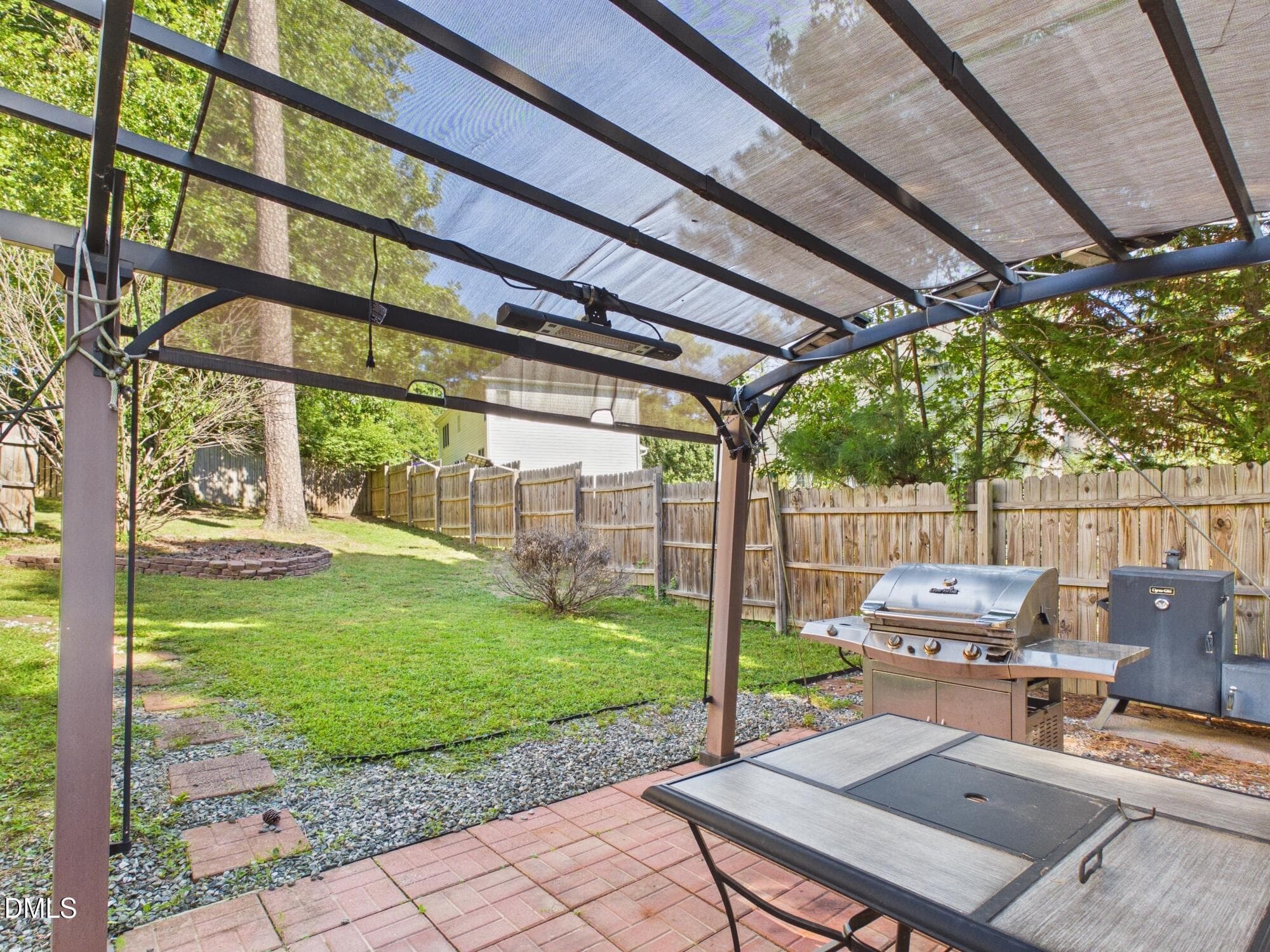 Back yard patio - 6 Upton Court, Durham, NC 27713, Durham