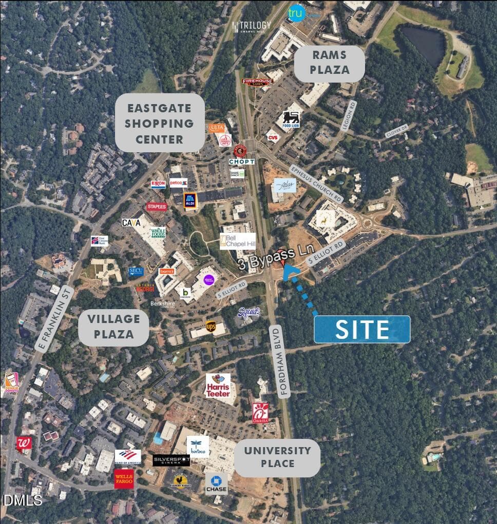 Retailer Map - 2 & 3 Bypass Lane, Chapel Hill, NC 27517, Chapel Hill