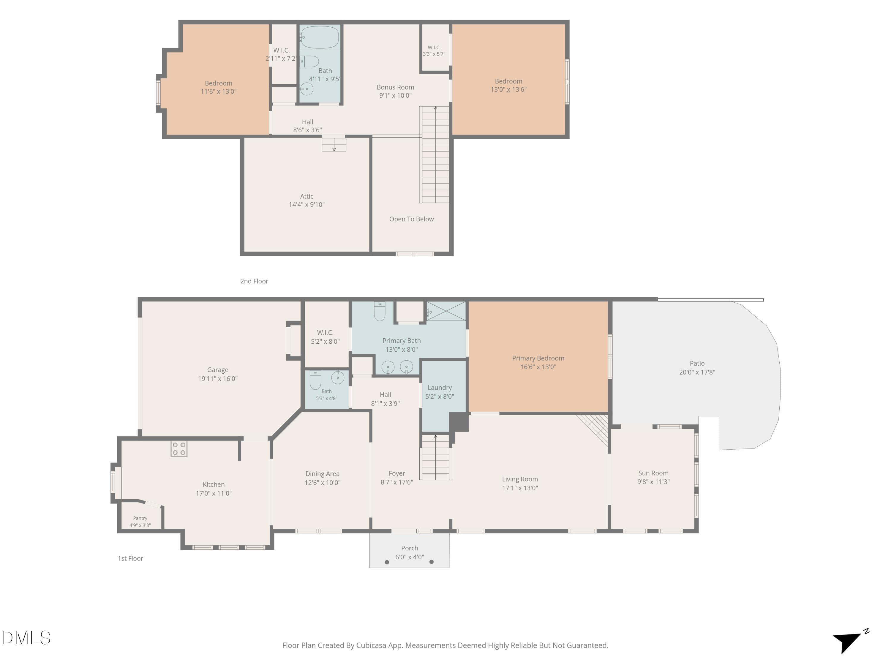 8311 Amador floor plan first and second - 8311 Amador Way, Raleigh, NC 27616, Raleigh
