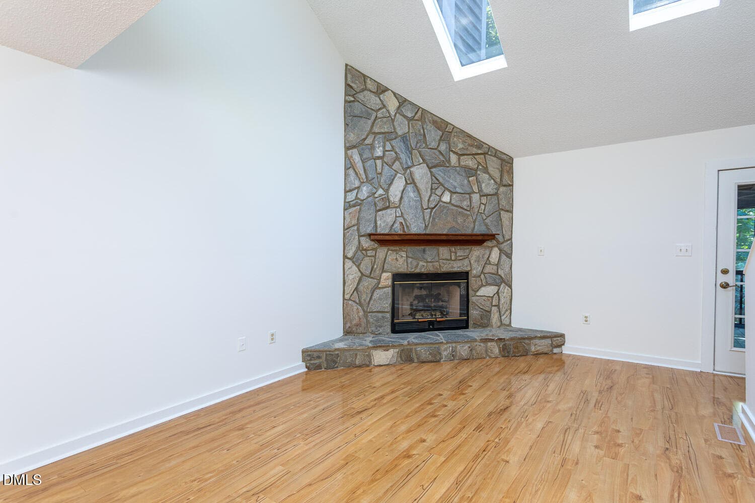 Stone Fireplace - 3602 Top Of The Pines Court, Raleigh, NC 27604, Raleigh