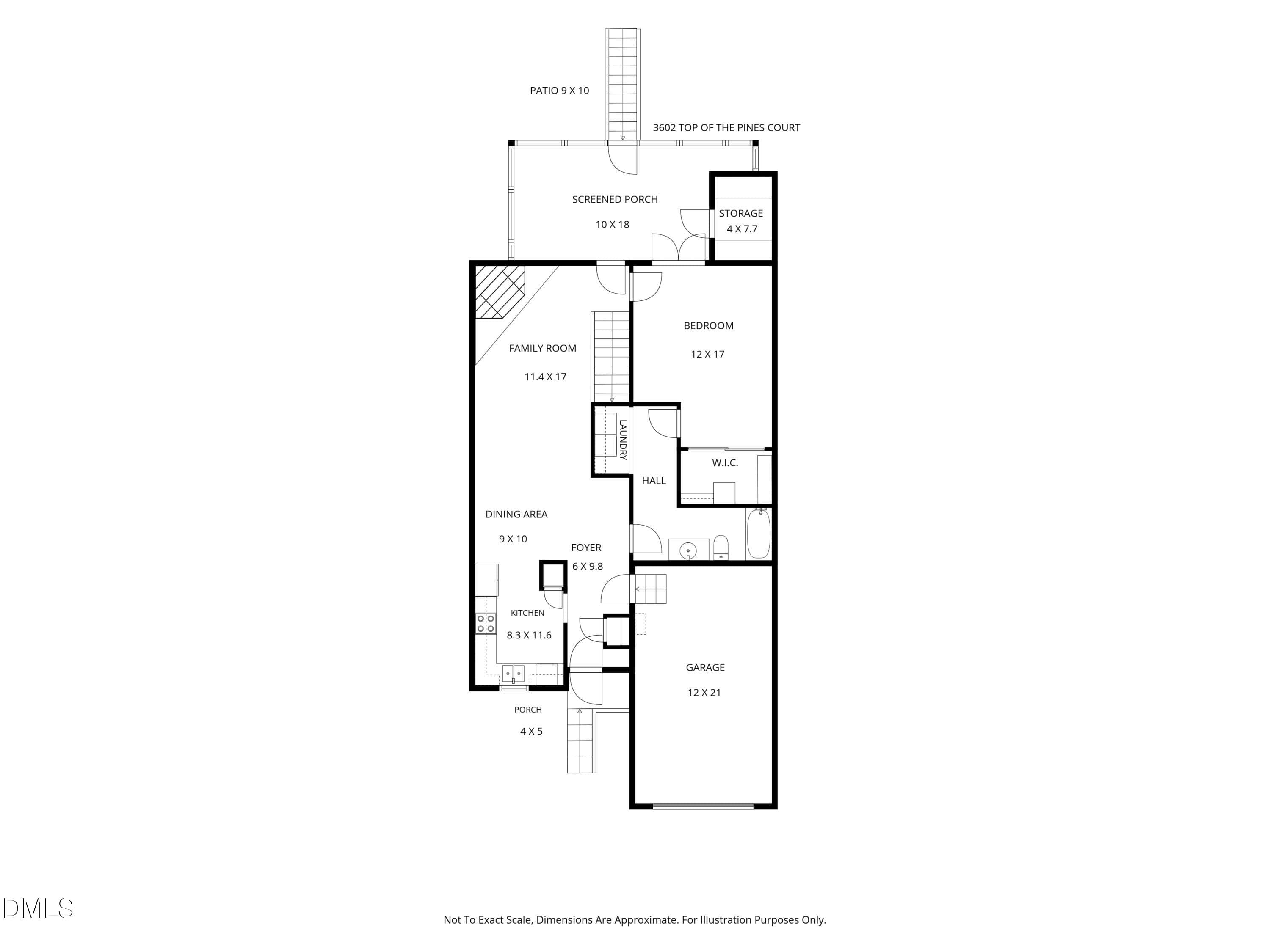 First Floor - 3602 Top Of The Pines Court, Raleigh, NC 27604, Raleigh