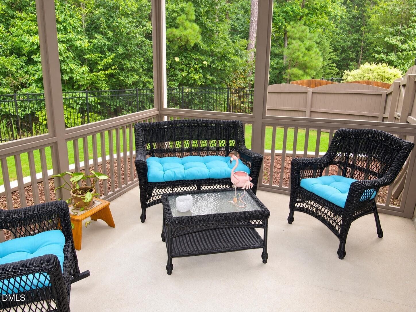 Screen porch - 124 Putters Court, Durham, NC 27703, Durham