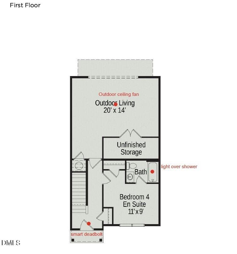 First Floor - 707 Orchard Vista Circle, Raleigh, NC 27606, Raleigh