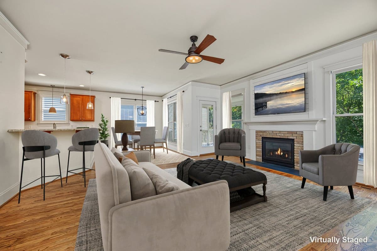 08LivingAreasStagedWithlabel.jpg - 440 Edgepine Drive, Holly Springs, NC 27540, Holly Springs