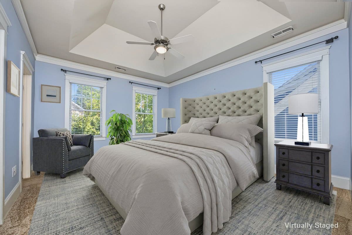 20PrimaryStagedWithLabel.jpg - 440 Edgepine Drive, Holly Springs, NC 27540, Holly Springs