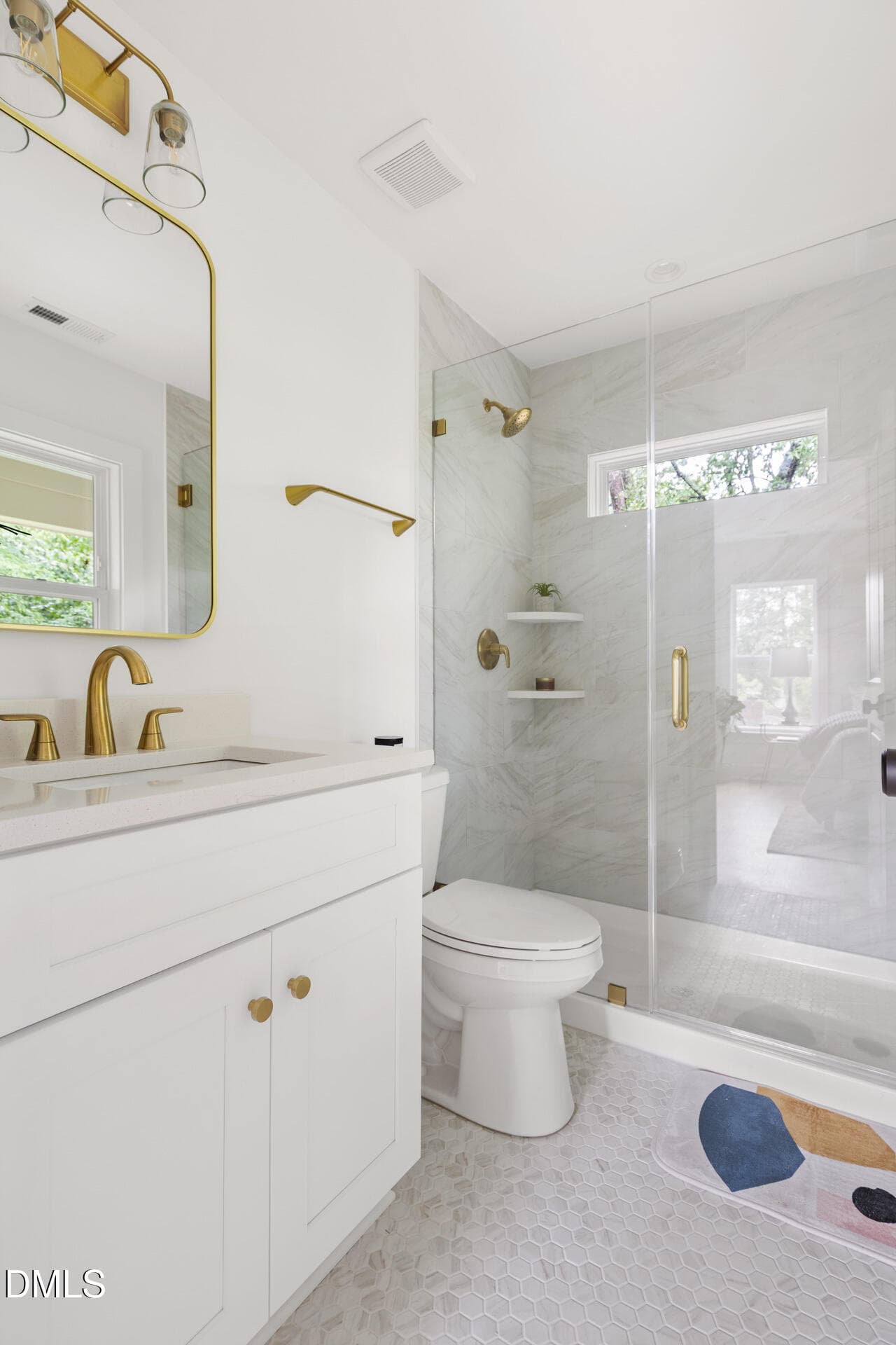 primary suite bathroom - 407b Edward Street, Durham, NC 27701